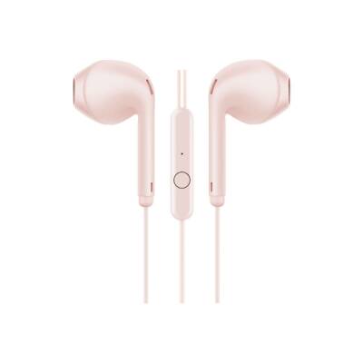 Mikrofonlu Kablolu Kulaklık / Jack Girişli Pembe - 1