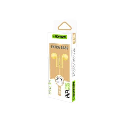 Mikrofonlu Kablolu Kulaklık / Jack Girişli Sarı - 2
