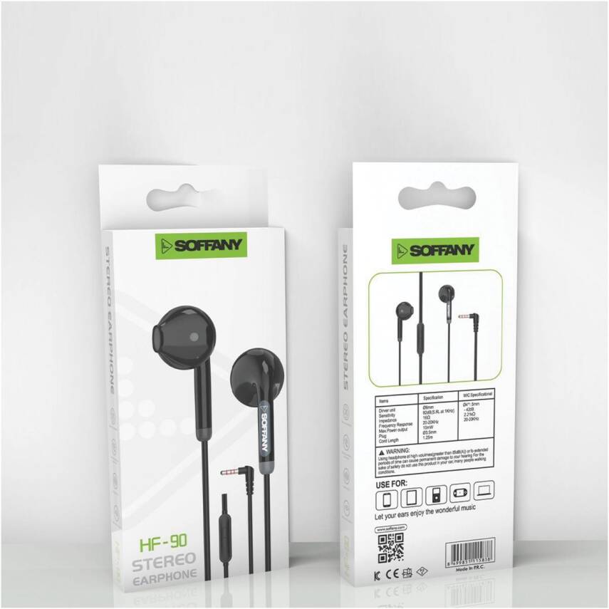 Jack Girişli / Kablolu Kulaklık / Siyah - 2