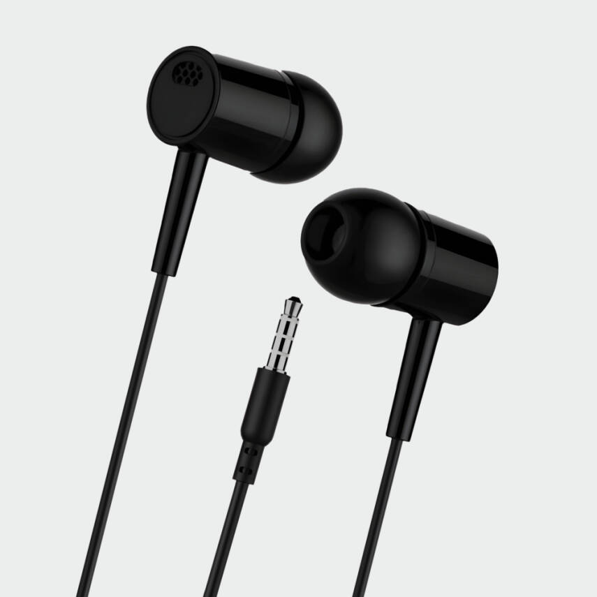 HF89-002 Jack Girişli / Kablolu Kulaklık / Siyah - 1