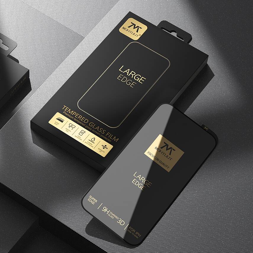 MOHTUUT İPHONE 17 PRO LARGE EDGE KIRILMAZ EKRAN PREMİUM CAM KORUYUCU - ŞEFFAF - 1