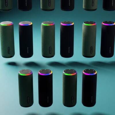 A12 BLUETHOOTH HOPARLÖR RGB IŞIKLI IPX4 TAŞINABİLİR KABLOSUZ SPEAKER / SİYAH - 4