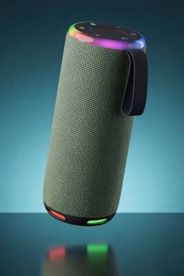 A12 BLUETHOOTH HOPARLÖR RGB IŞIKLI IPX4 TAŞINABİLİR KABLOSUZ SPEAKER / YEŞİL