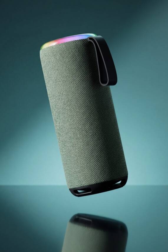 A12 BLUETHOOTH HOPARLÖR RGB IŞIKLI IPX4 TAŞINABİLİR KABLOSUZ SPEAKER / YEŞİL - 2