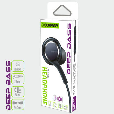 HF-520 Jack Girişli /  Kulak İçi Kablolu Kulaklık - 2