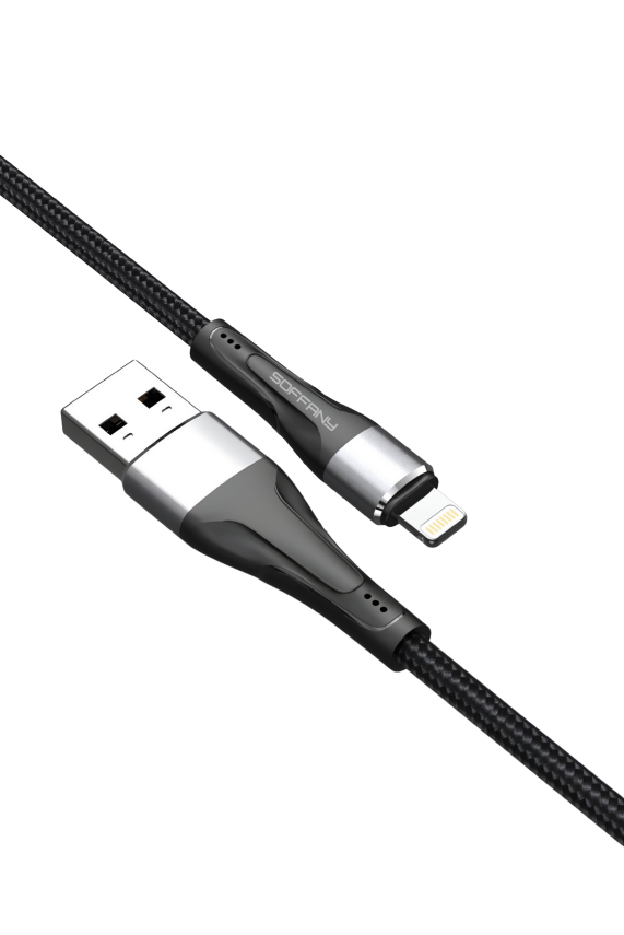 USB-A to Lightning Şarj & Data Kablosu 3.0A - 1