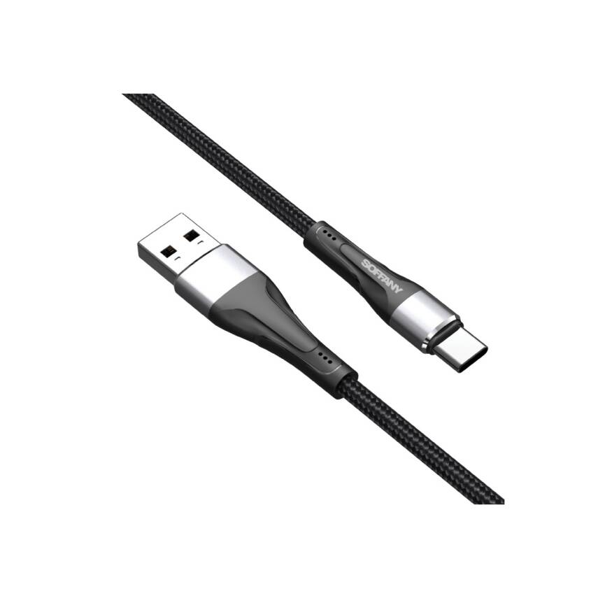 Örgülü USB to Type-C Şarj ve Data Kablosu - 1