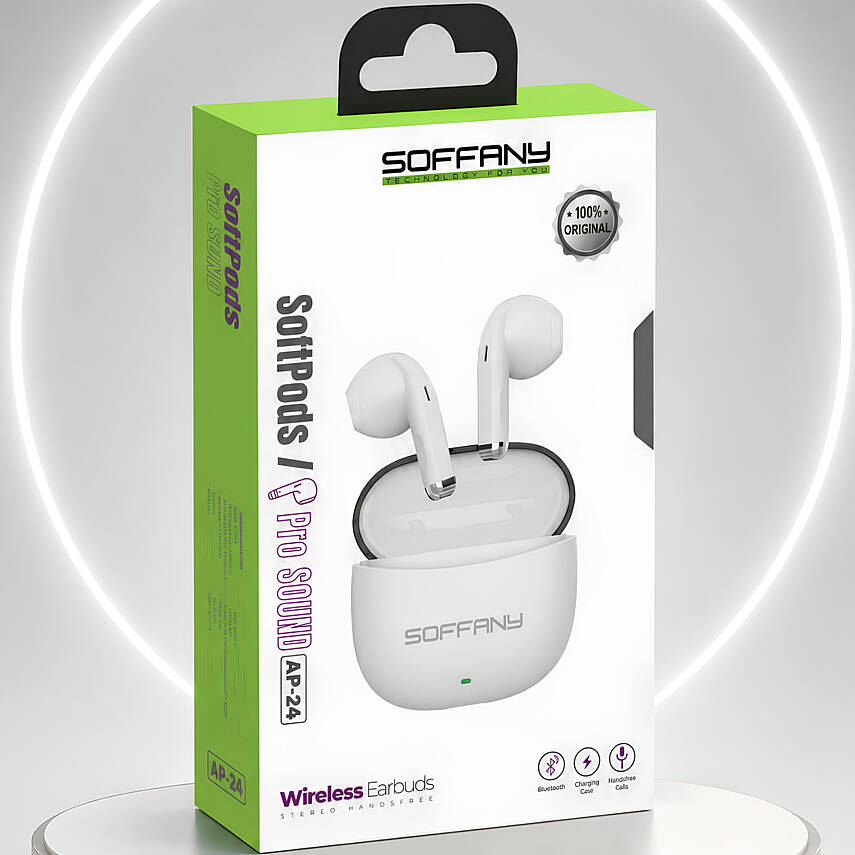 Soffany SoftPods Pro Sound Kablosuz Bluetooth Kulaklık TWS Dokunmatik Wireless Earbuds - 4