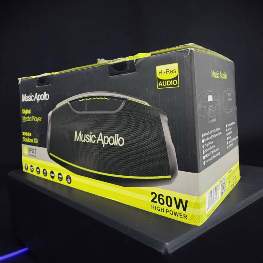 SOULBOX X9 260W BLUETOOTH HOPARLÖR | IPX7 Su Geçirmez | RGB LED | Type-C | Yüksek Güç - 3