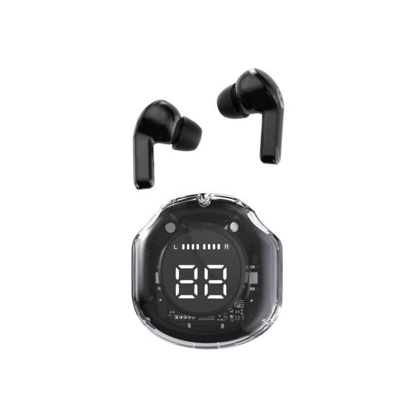  TWS Bluetooth Kulaklık + Bileklik + Şarj Kablosu Siyah - 1