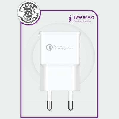 SY-308 Type-C Uyumlu QC 3.0 Hızlı Şarj Adaptörü