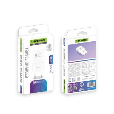 Type-C Uyumlu QC 3.0 Hızlı Şarj Adaptörü - 2