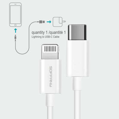 SY-222 Type-C to Lightning USB Data Kablosu – 1mt.
