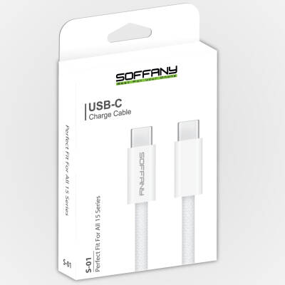 S-001 Type-C – Type-C Hızlı Şarj & Data Kablosu - 2