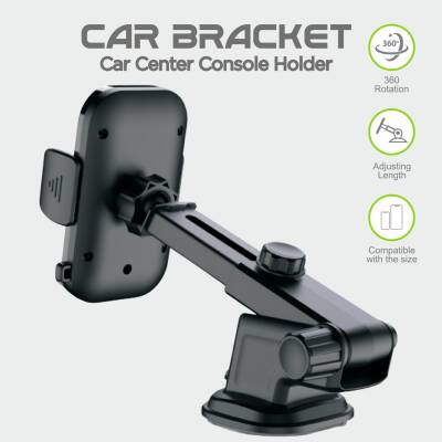 HY-720 360° Vantuzlu Araç İçi Telefon Tutucu - 2