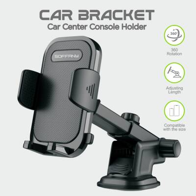 HY-720 360° Vantuzlu Araç İçi Telefon Tutucu