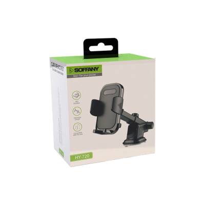 Vantuzlu Araç İçi Telefon Tutucu / 360° Dönebilen / Ayarlanabilir - 2