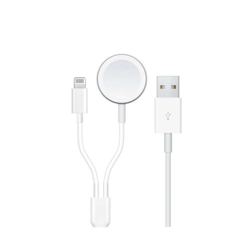 Watch ve Lightning şarj kablosu - USB-A girişlidir - 1