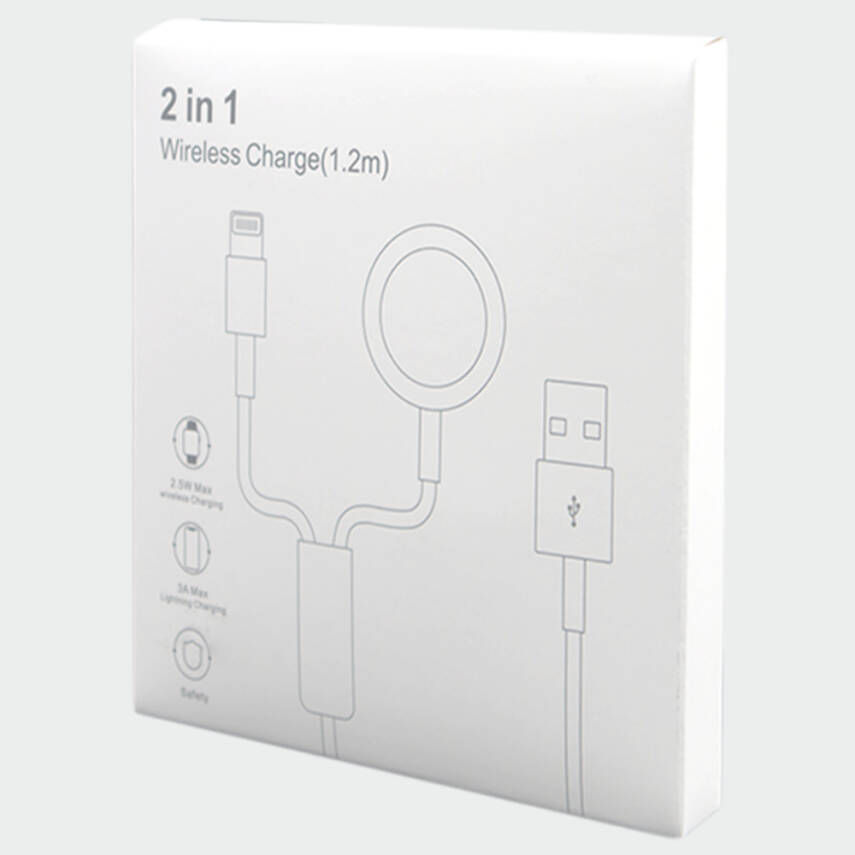 DF-003 Watch ve Lightning şarj kablosu - USB-A - 2