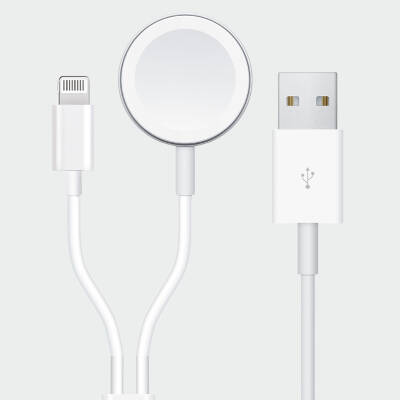 Watch ve Lightning şarj kablosu - USB-A